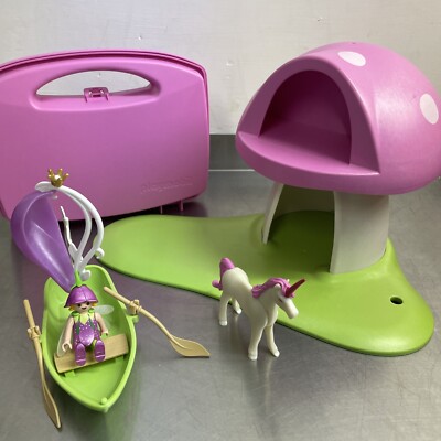 Playmobil Fairies Unicorn Carry Case Toadstool Imaginative