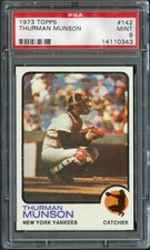 1973 Topps #142 Thurman Munson PSA 9 Mint 14110343 
