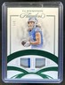 2025 Panini Flawless TJ Hockenson Emerald Dual Patch #1/5 Lions