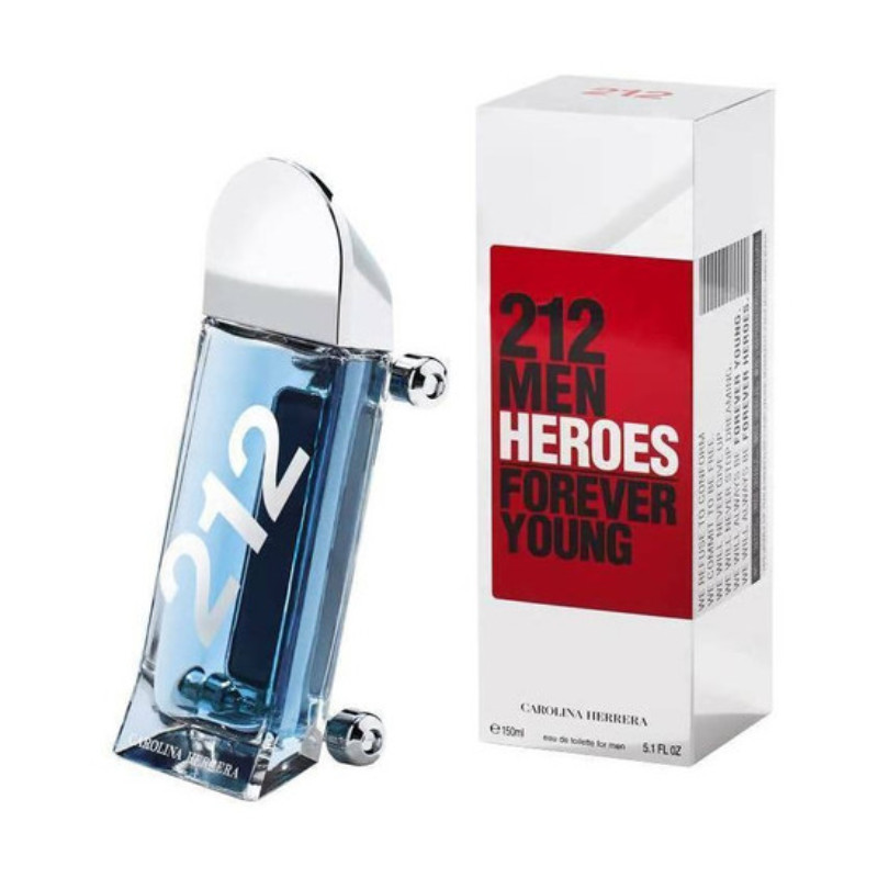 Carolina Herrera 212 Men Heroes Forever Young 150Ml Eau De Toilette - Image 3