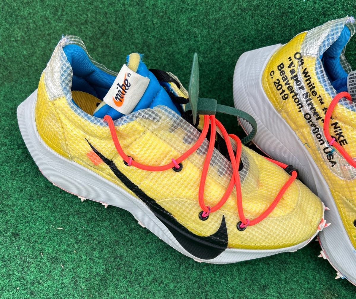 Nike Vapor Street Off-White Tour Yellow Women's US Size 8.5/ Mens