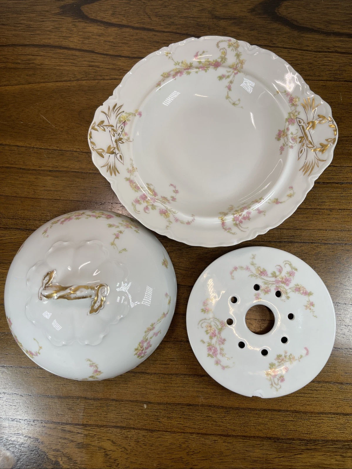 Haviland Limoges France ‘NORMA’ Butter Dish Set w Lid | VERY RARE *PLEASE READ*