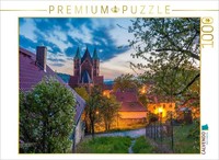 Calvendo Puzzle Freyburg Am Abend | 1000 Teile Lege-GrößE 64X48Cm Foto-Puzzle Fü
