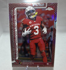 Topps Chrome Budda Baker Arizona Cardinals #8 Football Base Set 2025 2024 Season