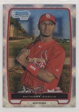 2012 Bowman Chrome Prospects Retail X-Fractor Anthony Garcia #BCP158 0w8