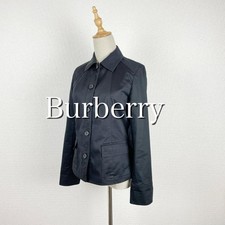 BURBERRY LONDON Sanyo Shokai Black Wool Jacket Men’s Used Outerwear JAPAN