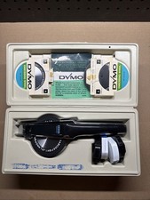 Vintage DYMO 1550 Embossing Label Maker Bundle Kit With Case - Tested -K