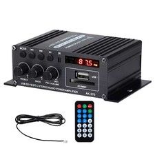 AK370 Power Digital Amplifier Bluetooth HIFI Stereo SD Card U disk AUX input