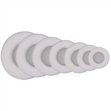 Round Mesh Universal White Headphone Cover Cushions Ear Pads Headset Covers