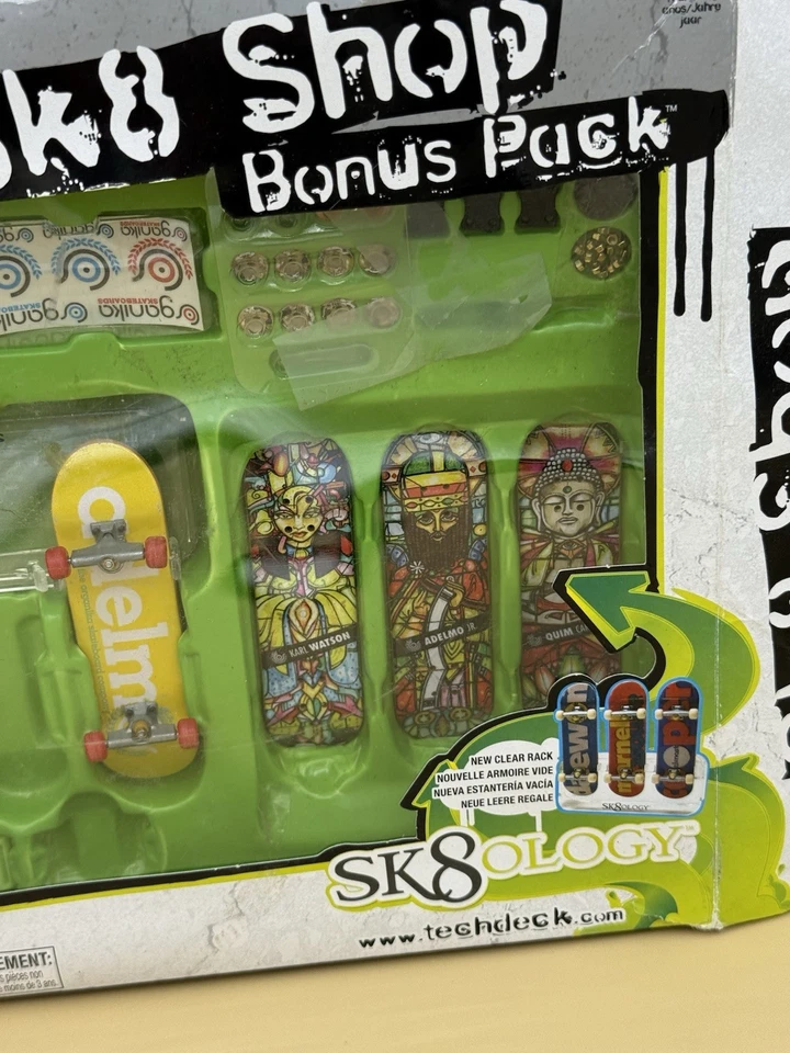 Tech Deck Sk9ology Sk8 Shop Bonus Pack - En Caja Patinador Finger Board Foto 4 de 4