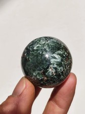 Seraphinite / Serafinite / Clinochlor ~ Magic Gemstone Ball Massage & Decoration S