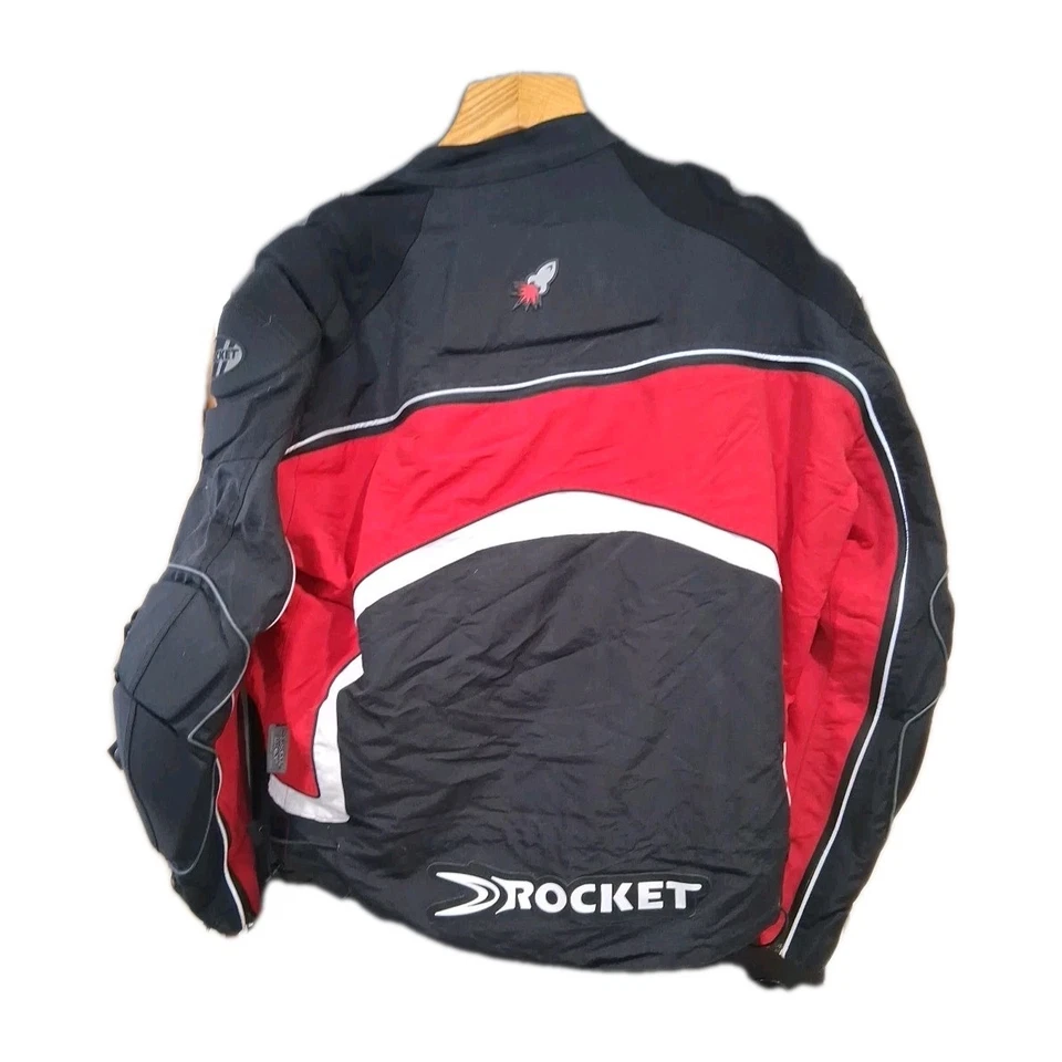 NUEVA Chaqueta Blindada Joe Rocket Negra y Roja/Negro Racing XL Foto 2 de 4