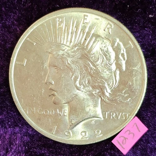 NO RESERVE 🔥🚚⚡️🔥SIMPLY GORGEOUS BU🔥 1922 Peace Silver Dollar MS++ PQ