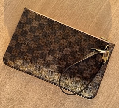 Louis Vuitton Clutch Innentasche Neverfull *original* Canvas Rose Ballerine NEU