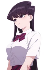 Shouko Komi Can't Communicate Waifu Weatherproof Anime Sticker 6" Car Decal