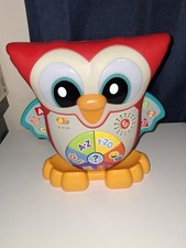 Fisher-Price Linkimals Light Up  Learn Owl Interactive Musical Toy TESTED EUC