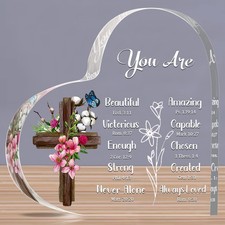 JUNQIU Christian Gifts for Women, Inspirational Gifts for Women Religious, Bi...