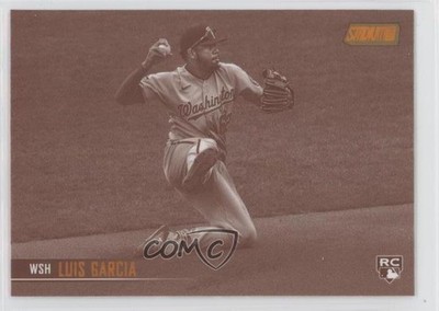 2021 Topps Stadium Club Sepia Luis Garcia Jr Luis Garcia #97 Rookie RC 1m8