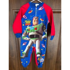 Vintage Disney Original Toy Story PJ Obion Denton Buzz Lightyear Full Zip SZ 5