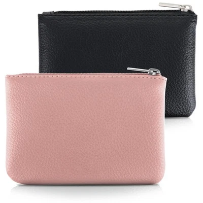 2 Stück Kleines Portemonnaie Damen, Leder Mini Geldbörse Klein Portemonnaie C... - Bild 1 von 4