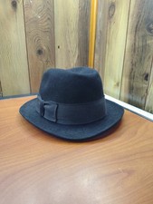 Dobb's Fifth Ave Size 6 7/8 Bowler Hat Fedora Black