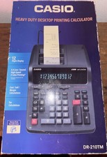 Casio DR-210TM Printing Calculator