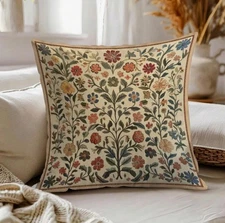 William Morris Floral Design Pillow Cover  DOUBLE-SIDED   18 x 18  6188