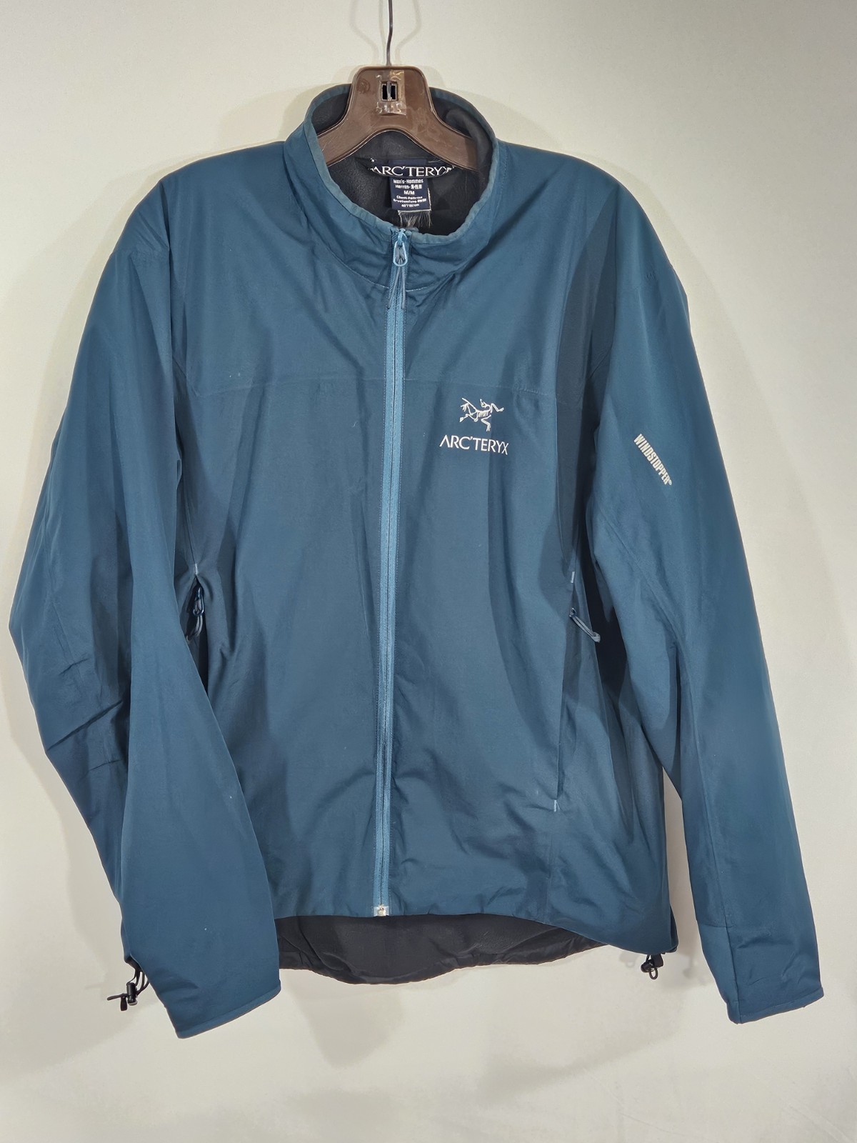 Arc'teryx Giacca Uomo Windstopper Verde Teal Uomo Taglia M Foderata Outdoor Escursionismo
