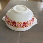 VINTAGE PYREX Friendship Birds #443 2 1/2 Quarts Cinderella Mixing Bowl