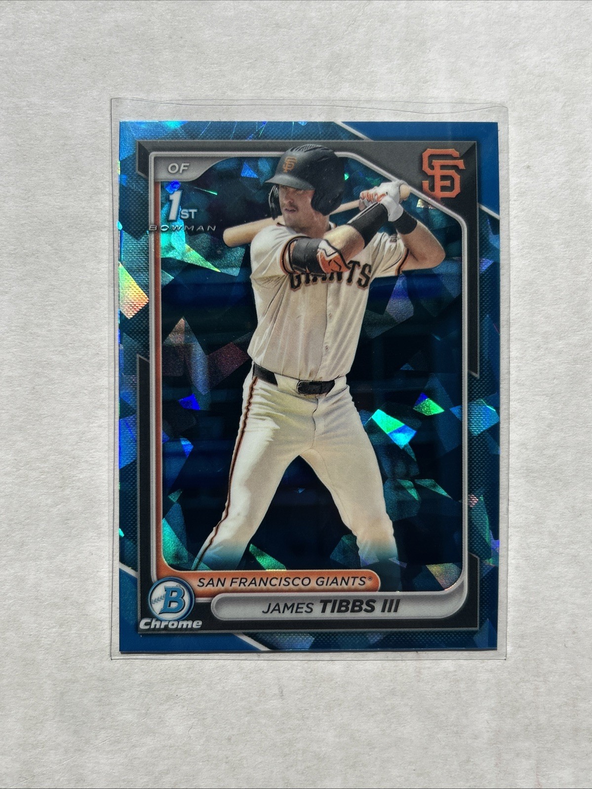 2024 Bowman Chrome Draft Sapphire Edition James Tibbs III First BDC-40 SP