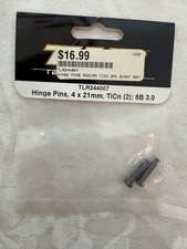 Team Losi Racing TLR244007 Hinge Pins, 4 x 21mm, TiCn 2 pcs : 8B 3.0