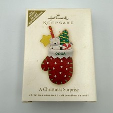 2008 Hallmark Keepsake - A Christmas Surprise Mitten- Christmas Ornament 12017
