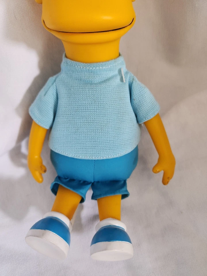 Игрушка винтажная плюшевая виниловая кукла The Simpsons Bart Simpson Dan Dee 11 дюймов 1990 - Изображение 2 из 4