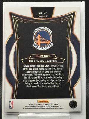 2024-25 Panini Select Basketball - Draymond Green Concourse #27 | eBay