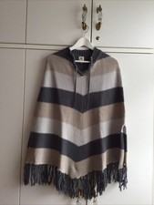 Noa Noa Poncho Gr M-L  beige grau, schön!