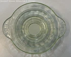 VNTG Depression Green Uranium Glass Dish