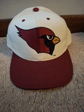 Vintage Arizona Cardinals Drew Pearson BIG LOGO Back Hit Rare Snapback Hat 1990s