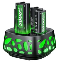 Rechargeable Battery Pack W Charger for XboxOne Series X|S,... 4×5800mWh. NEW