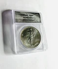 1990 $1 American Silver Eagle ANACS MS69 Silver Dollar 0.999 Fine Silver 1oz.