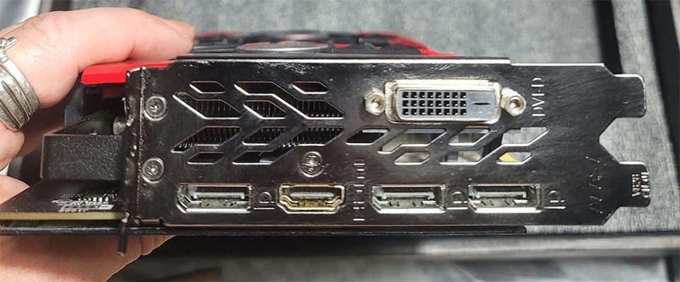 MSI NVIDIA GEFORCE GTX 1060 GAMING X 6GB DDR5 VIDEO CARD HDMI DP DL-DVI - CIB - Image 3 of 4