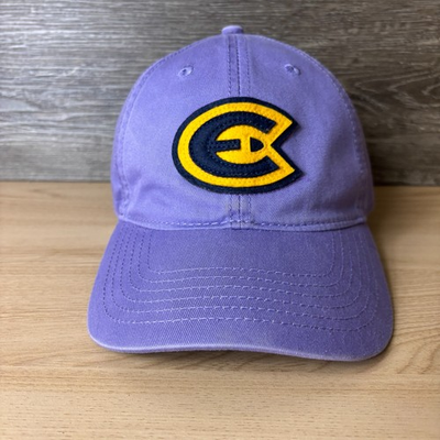 #ad Eau Claire Blugolds Hat Cap Strap Back Womens Purple Wisconsin Adjustable $18.66