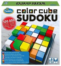 COLOR CUBE SUDOKU Think Fun LOGIKSPIEL Puzzle FARBEN 500000 Lösungen 3X