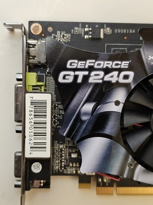 XFX GEFORCE GT 240 with 512MB GT-240X-YA video card ZZ5-3(5) for