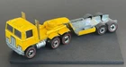 Vintage Hot Wheels Redline CUSTOM Yellow Semi Truck & Trailer UNIQUE & KILLER!