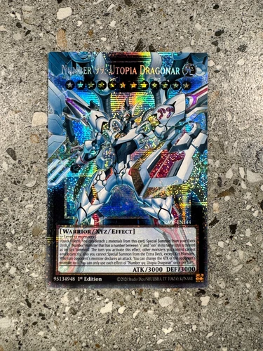 Yugioh Number 99: Utopia Dragonar RA05-EN144 Starlight Overframe 1st Ed EU NM-M