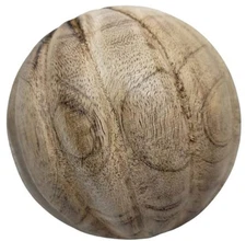 PD Home & Garden Carved Vane Decorative Wood Ball