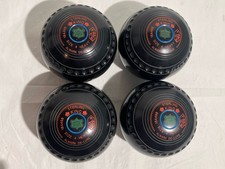 Almark Deluxe Sterling King Lawn Bowls Size 4 Heavy BBK10R 18A498 Shield X4