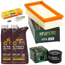 Manutenzione Olio 2L Filtro Aria Filtro Olio Candela per Piaggio X9 500 X 9 500 2001-07