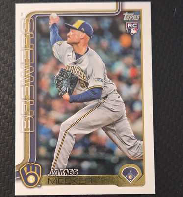 Topps James Meeker Milwaukee Brewers 2025 Update Series Rookie #US326 MLB