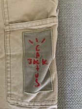 Travis Scott Cactus Jack x Jordan Canvas Pants Desert Khaki DD4778-201 Men Large